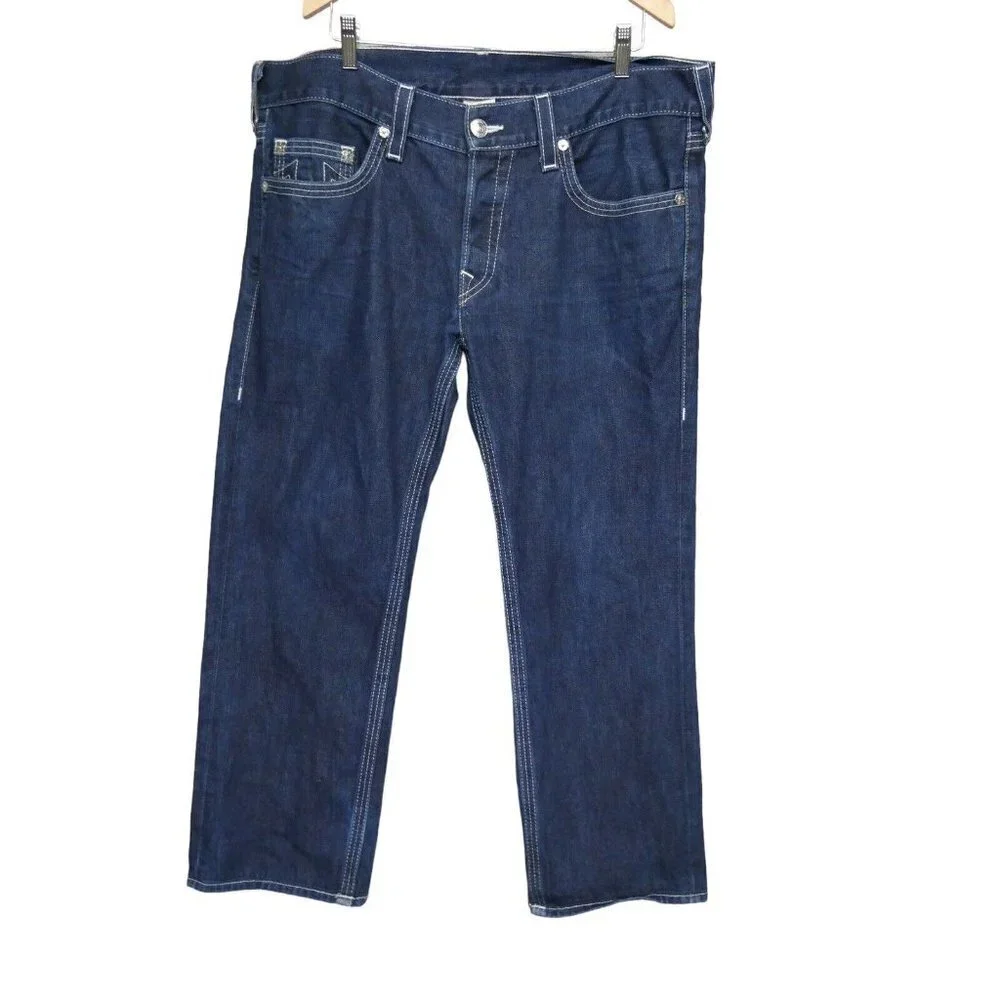 Vintage True Religion Jeans Mens 38‎ Geno Button Fly Waist 41